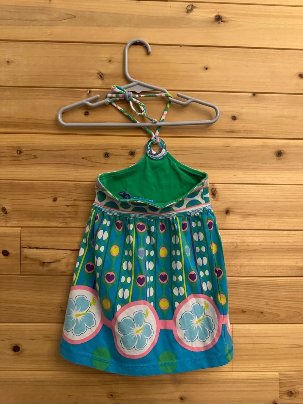 Y2K The Children’s Place Small 5/6 Colorful Retro Halter Top Colorful Bright